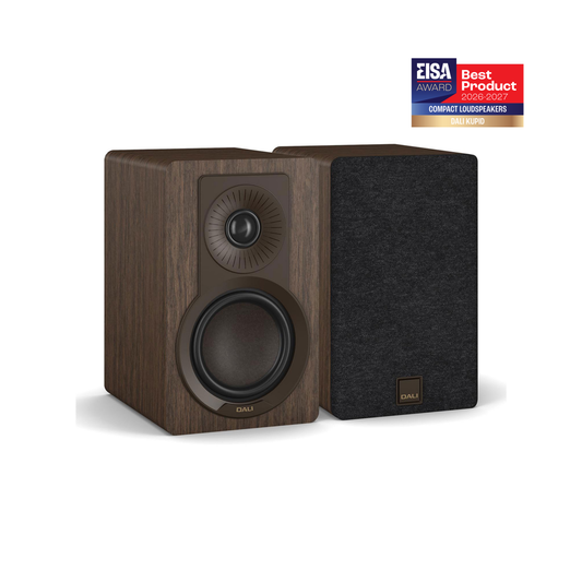 Kupid Compact Bookshelf Speaker - Dark Walnut