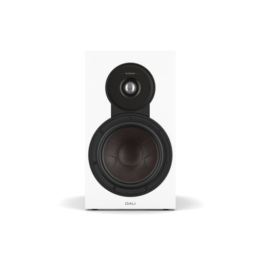 Sonik 3 Bookshelf Speaker Pair - White