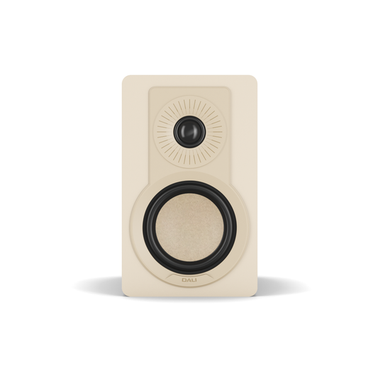 Kupid Compact Bookshelf Speaker - Caramel White