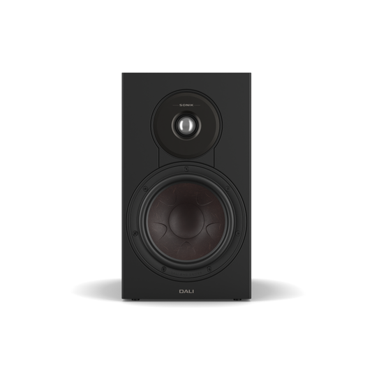 Sonik 3 Bookshelf Speaker Pair - Black Ash