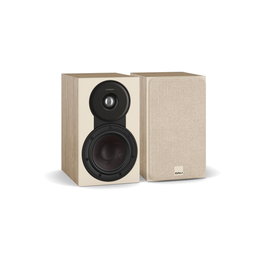 Sonik 1 Bookshelf Speaker Pair - Natural Oak