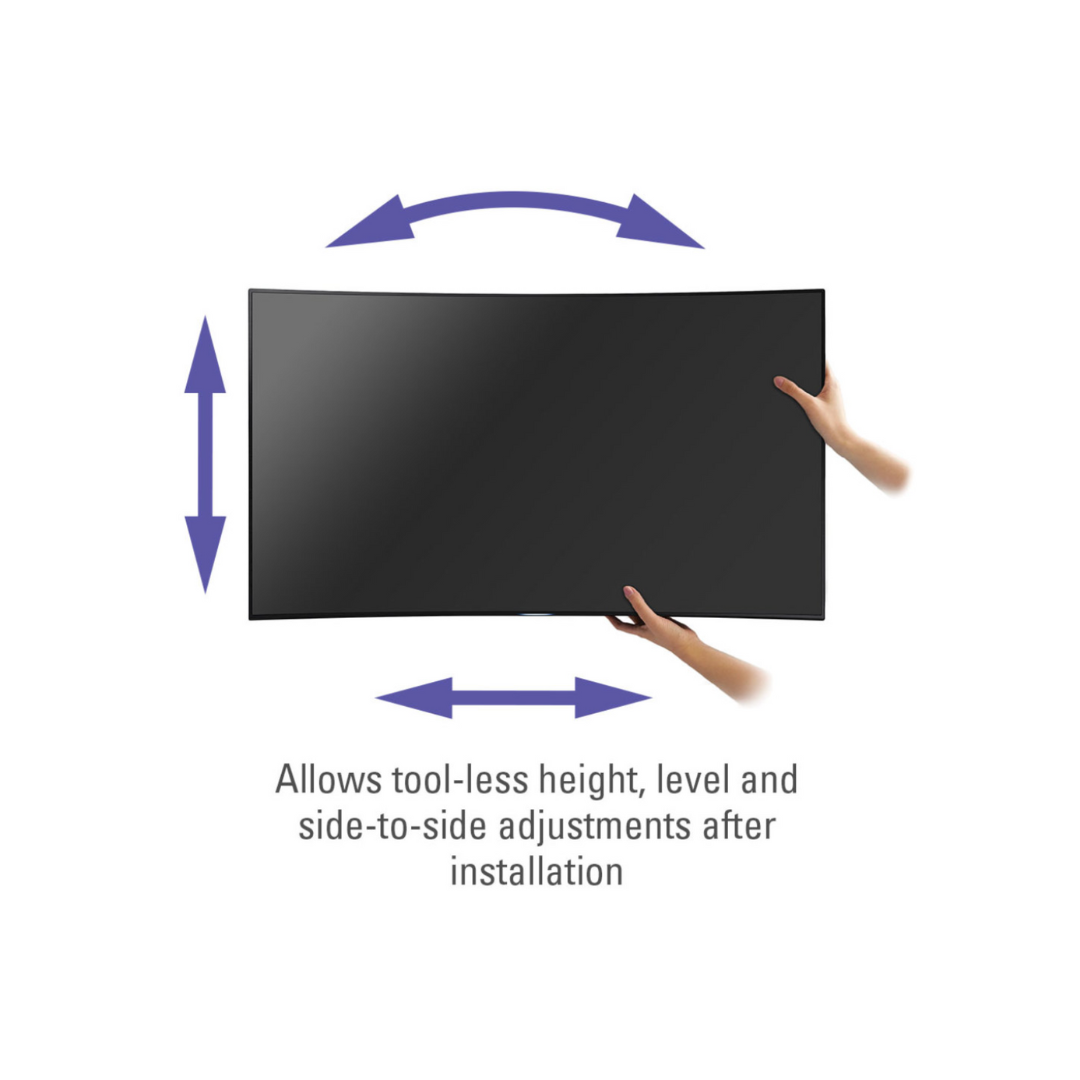 SANUS VLC1-B1 Curved TV Swiveling Wall Mount For 40"-88" TVs