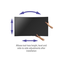 SANUS VLC1-B1 Curved TV Swiveling Wall Mount For 40