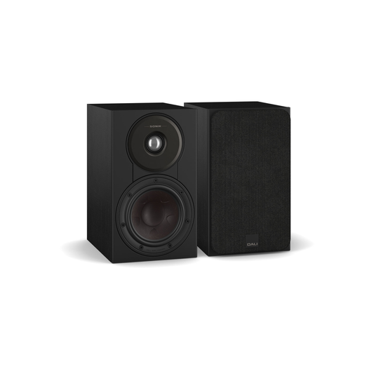 Sonik 1 Bookshelf Speaker Pair - Black Ash