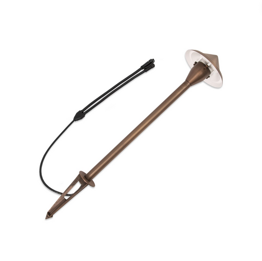 FLEX Small Classic (China) Hat Path Light - Vintage Brass
