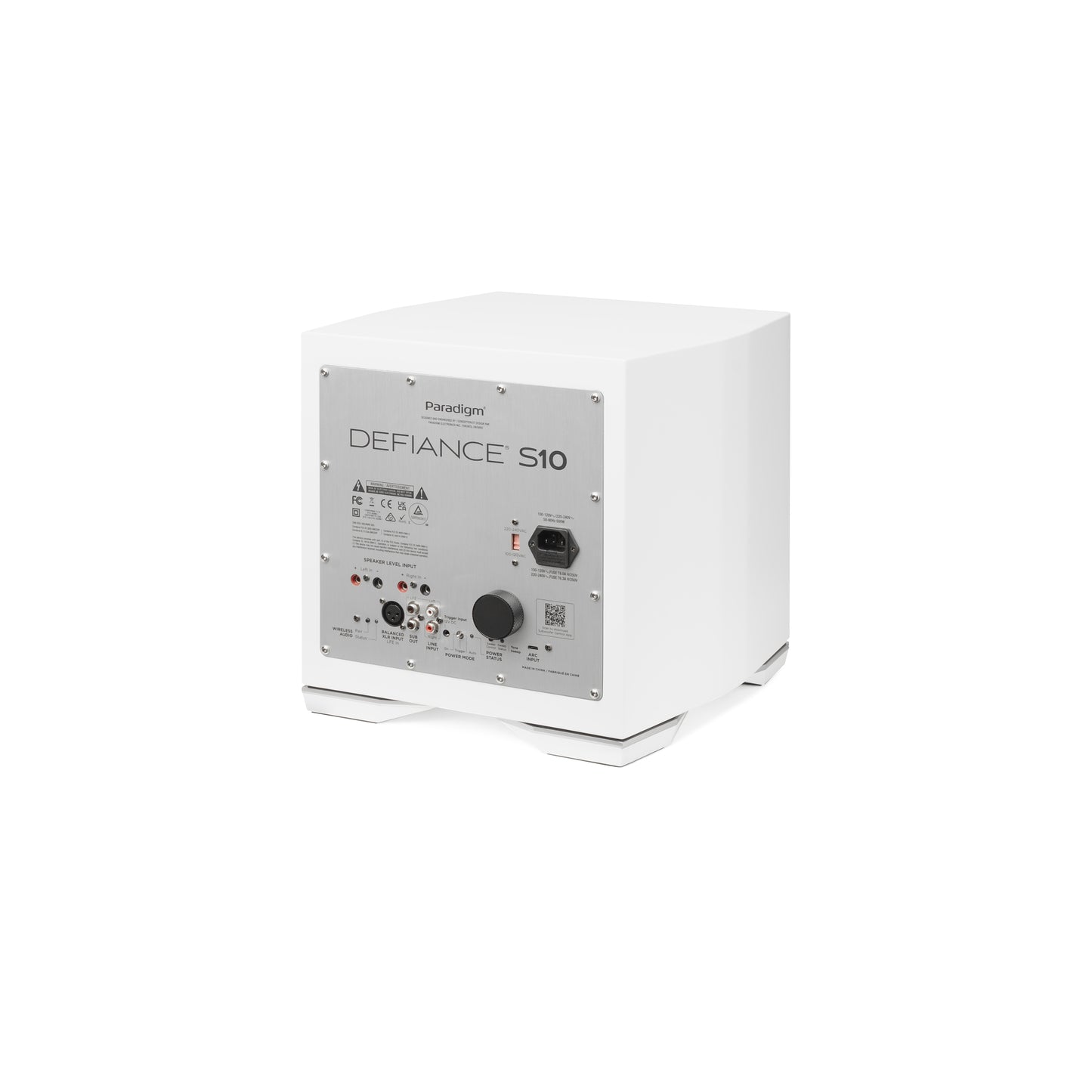 DEFIANCE S10 10" Subwoofer - Satin White