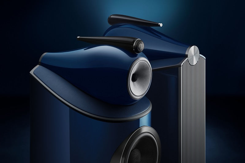 801 D4 Signature Floorstanding Speaker - Midnight Blue Metallic