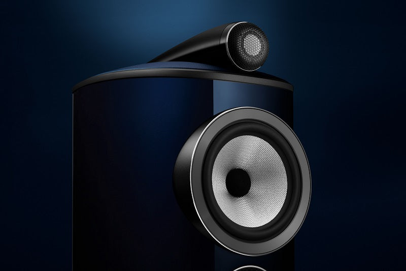 805 D4 Signature Stand Mount Speaker - Midnight Blue Metallic