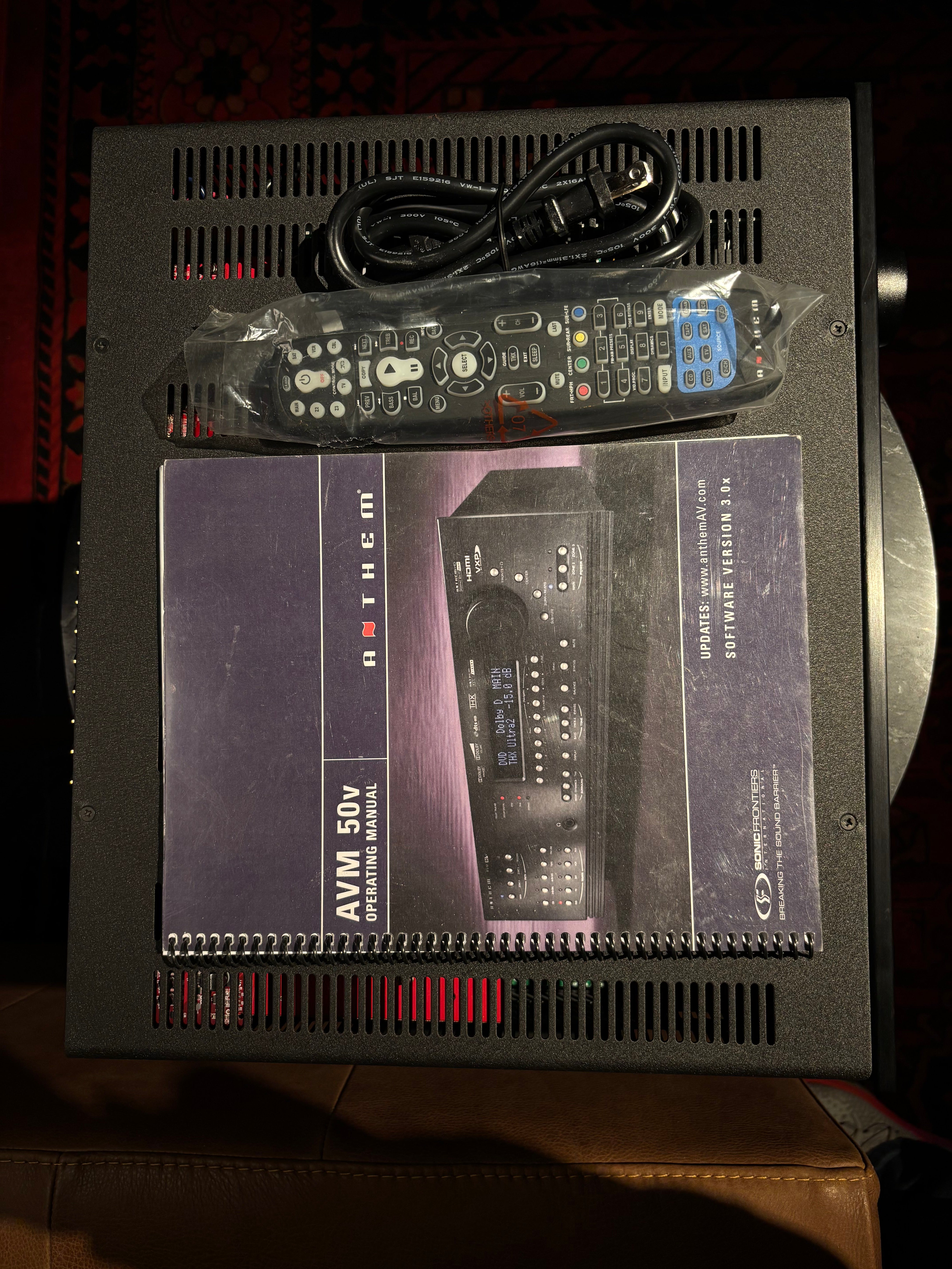 PRE-OWNED AVM 50V 7.1-channel A/V processor with Anthem Room Correction (ARC)