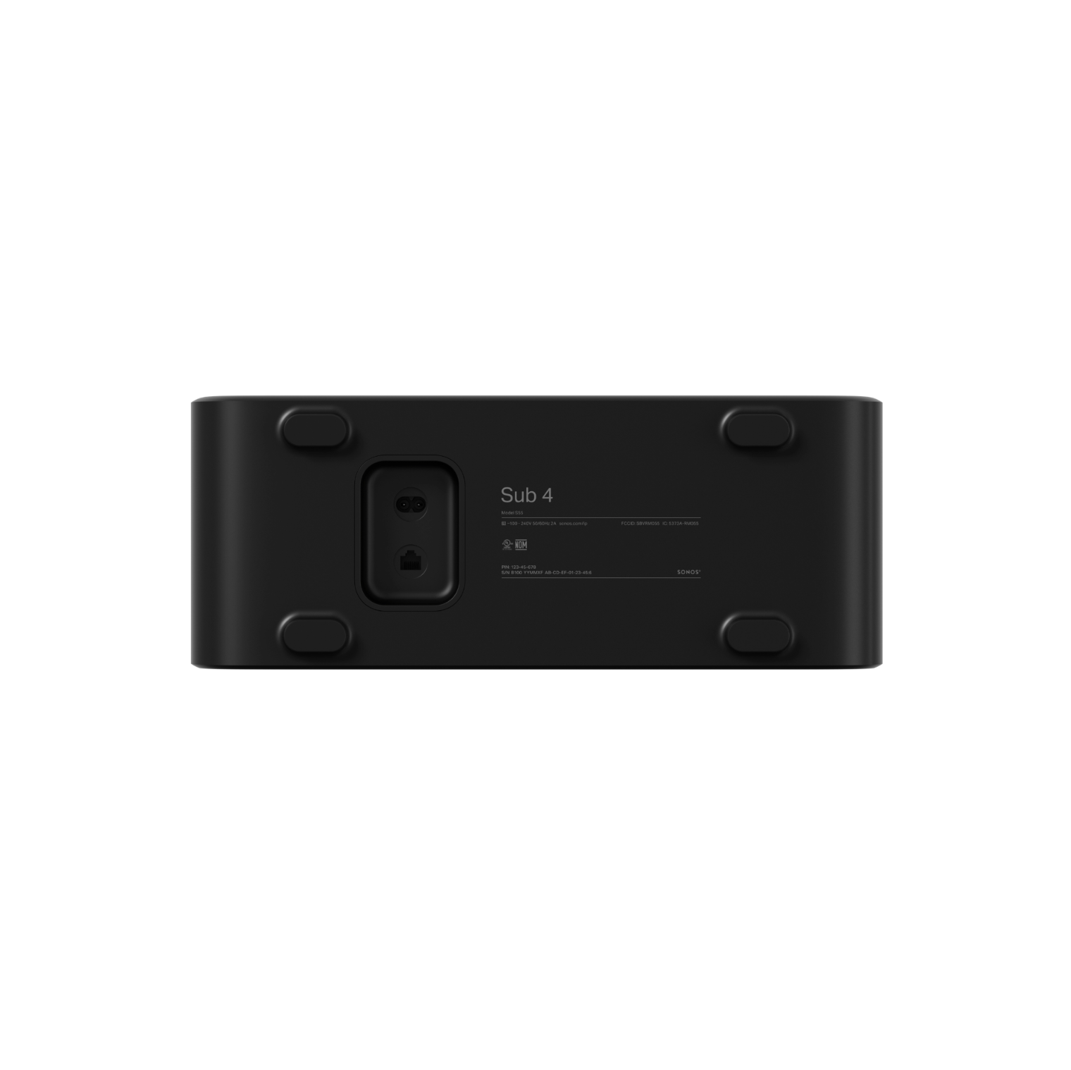 Sub 4 Premium Wireless Subwoofer - Black