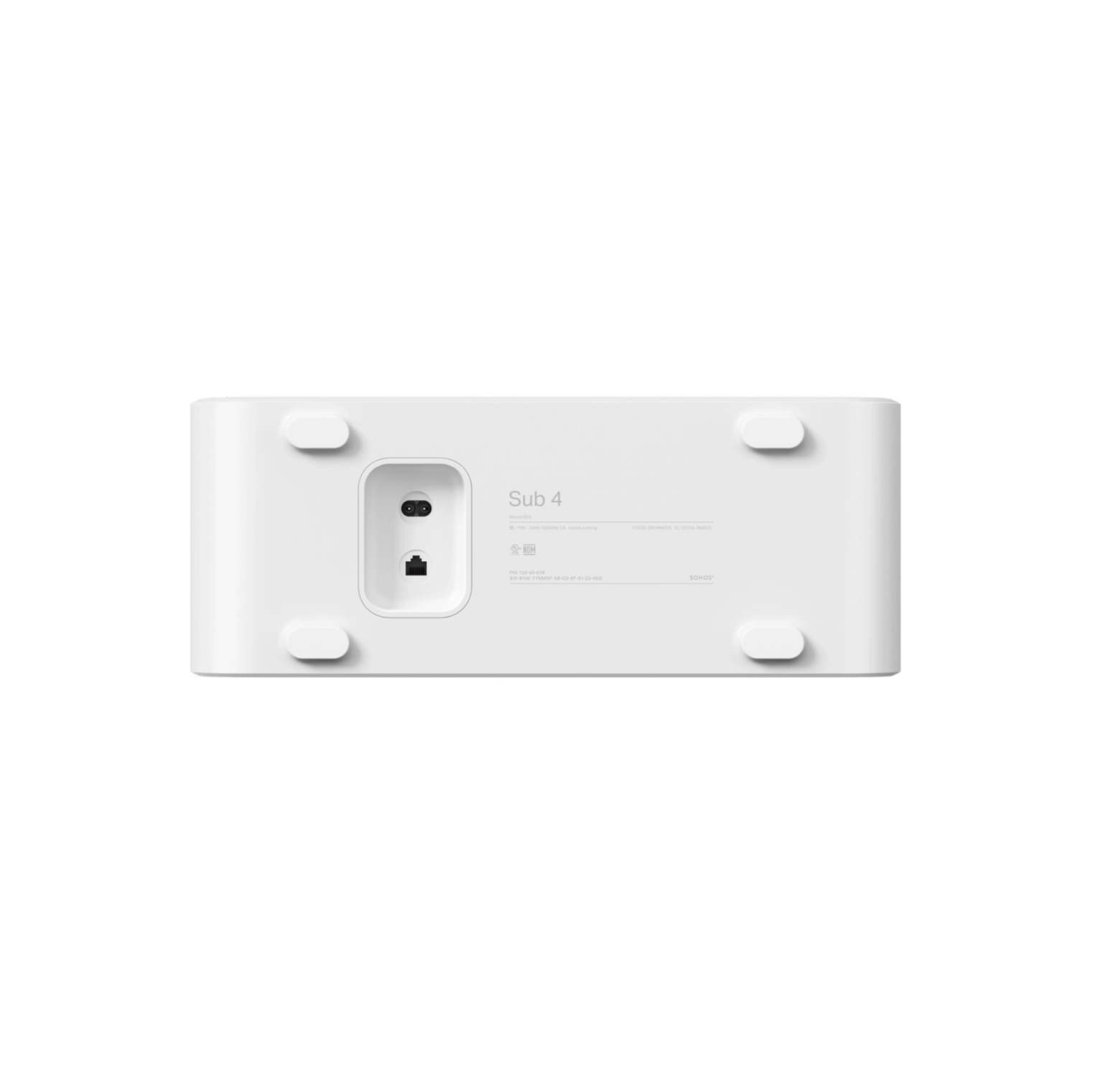 Sub 4 Premium Wireless Subwoofer - White