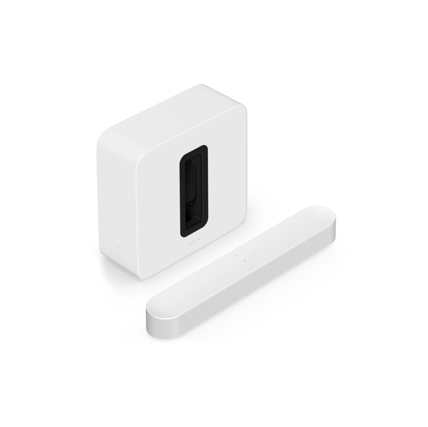 Premium Entertainment Set with Beam (Beam + Sub G4) - White