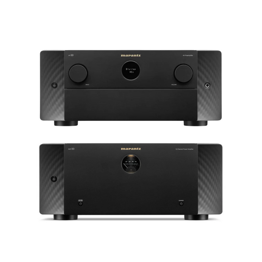 AV 10 15.4 Channel AV Preamplifier & AMP 10 16-Channel Power Amplifier Bundle