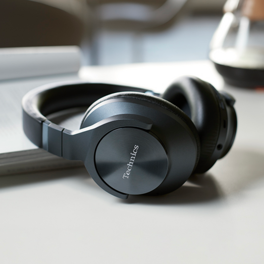 EAH-A800 Wireless Headphones with Noise Cancelling and Microphone - Black