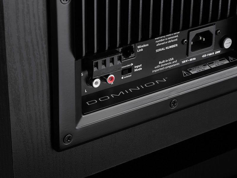 D110 10" Dominion Subwoofer - Black Ash