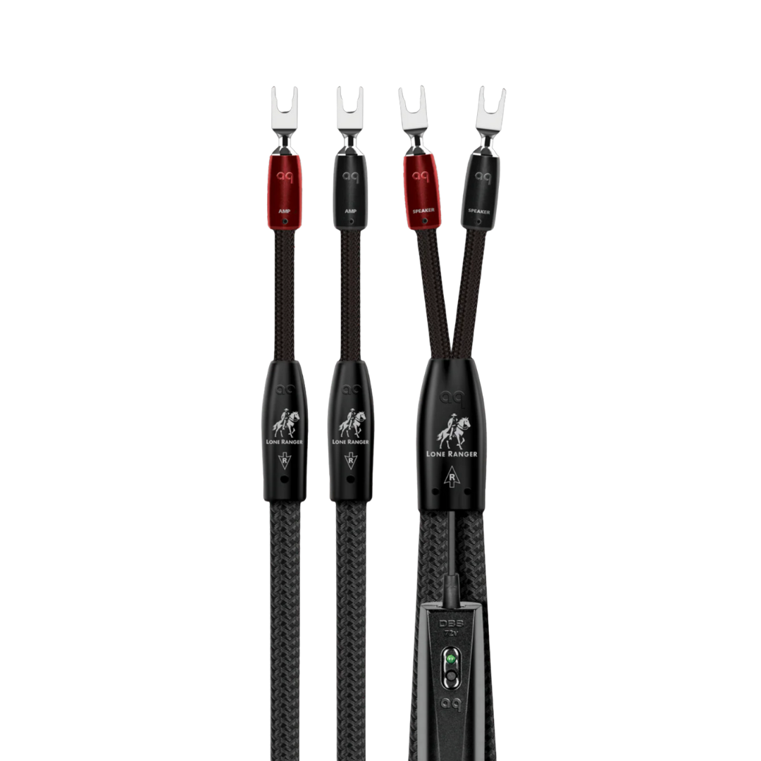 Lone Ranger Full-Range Speaker Cable ( 8 ft pair ) w/Multi-Spades