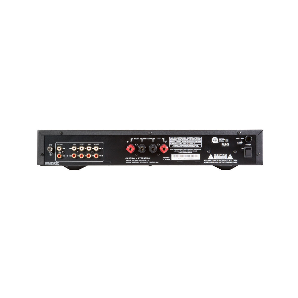 NAD C 316BEE – Sample – Rear