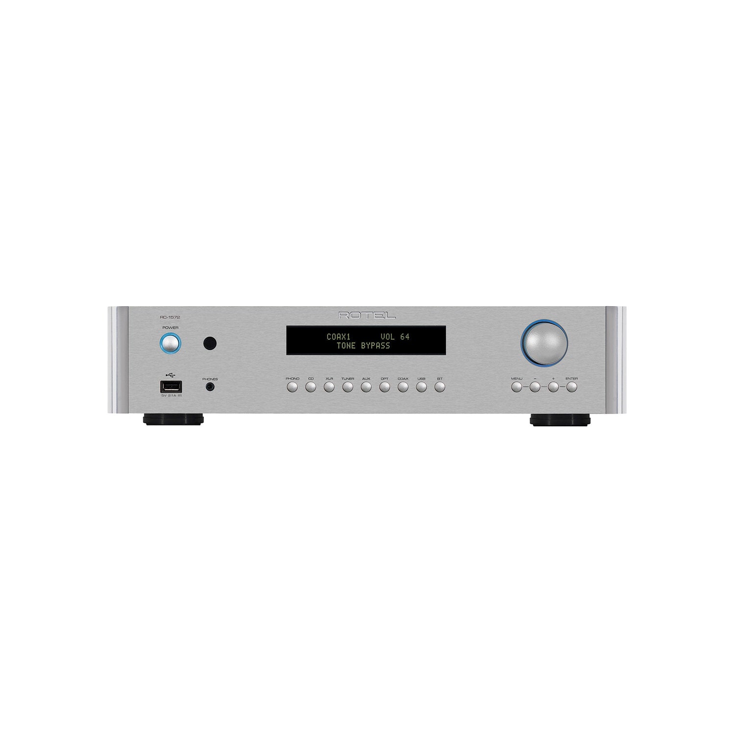 RC-1572 MKII Stereo Preamplifier & DAC - Silver