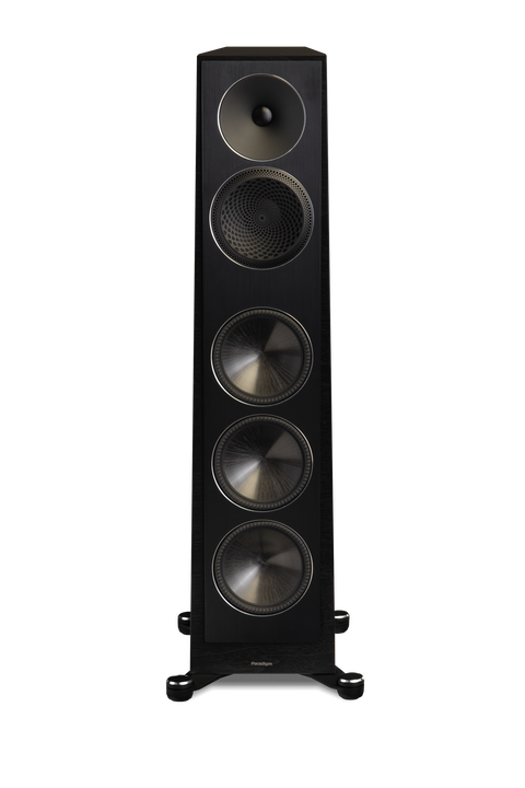 FOUNDER 100F Floorstanding Speaker Pair - Black Walnut