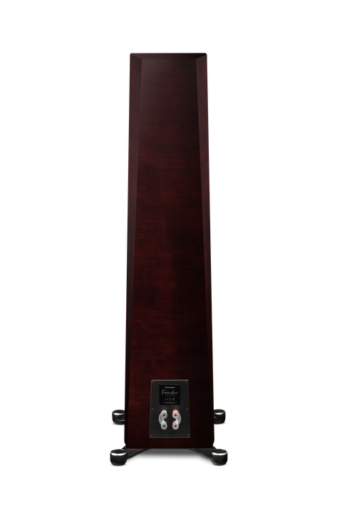 FOUNDER 100F Floorstanding Speaker Pair - Black Walnut