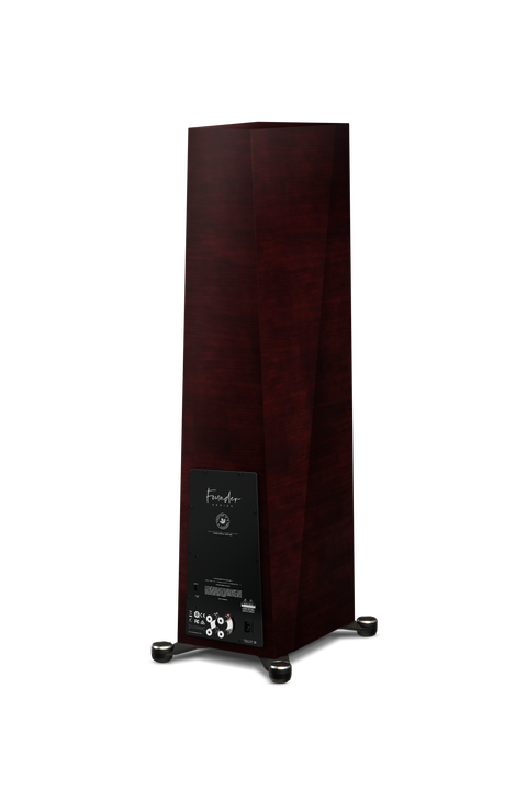 FOUNDER 120H Hybrid Floorstanding Speaker Pair - Black Walnut