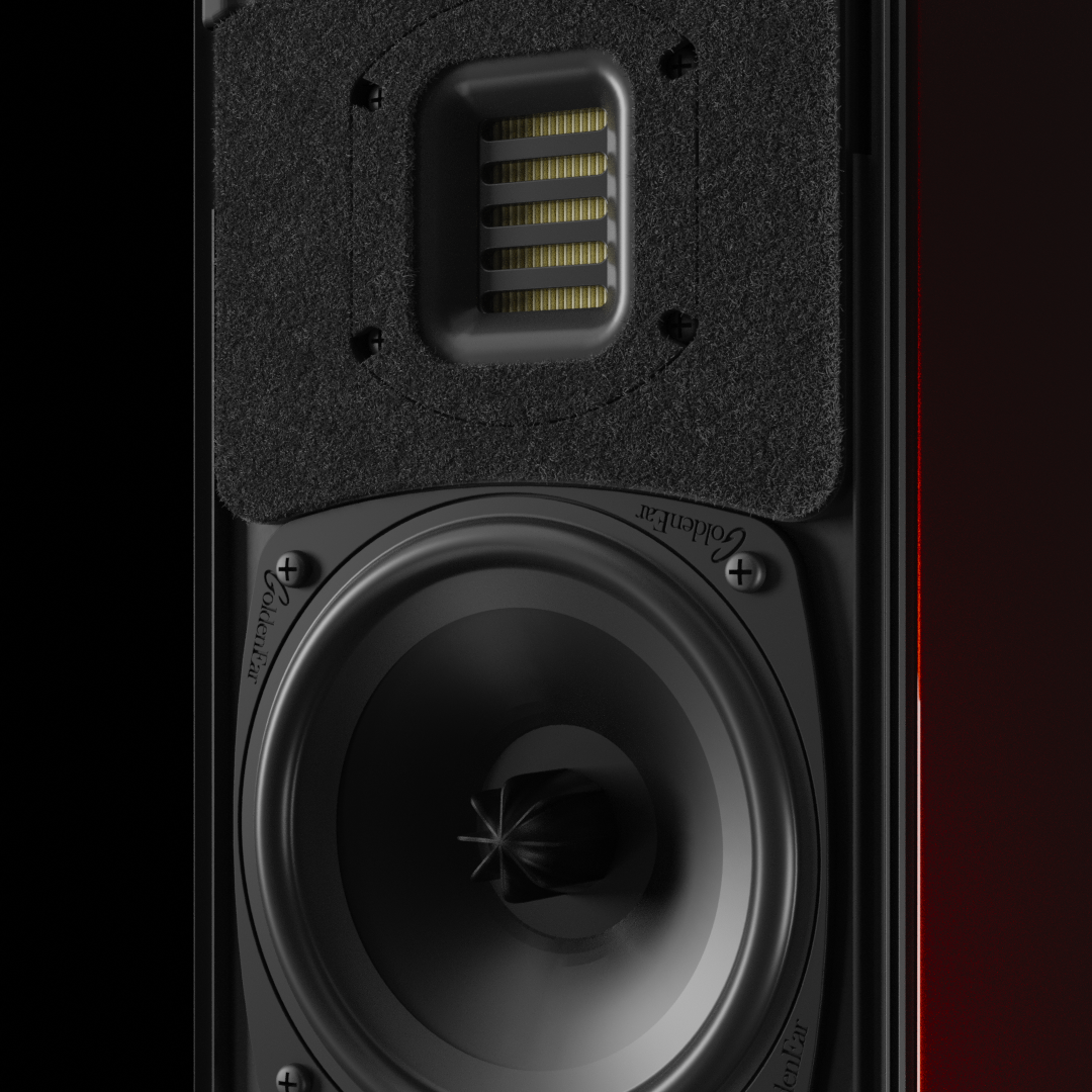 T44 Hybrid Floorstanding Loudspeaker Pair - Piano Black