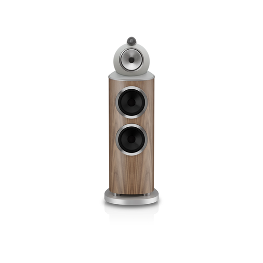 802 D5 Floor-standing Speaker Pair - Light Walnut
