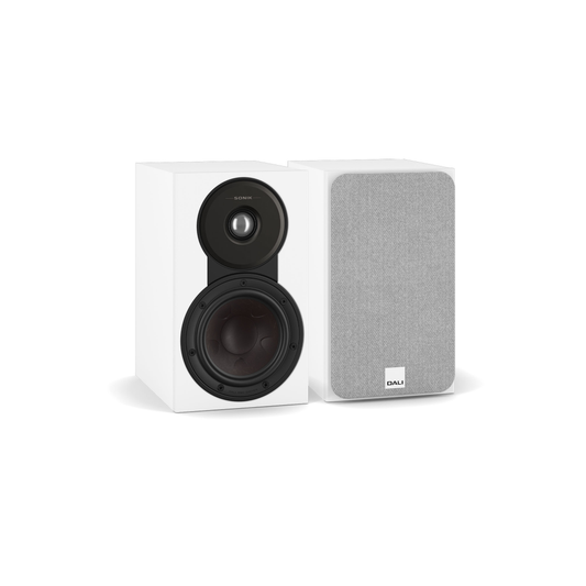 Sonik 1 Bookshelf Speaker Pair - White