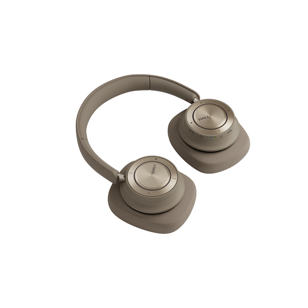 IO-12 Wireless Noise Cancelling Hi-Fi Headphones - Mocha Grey