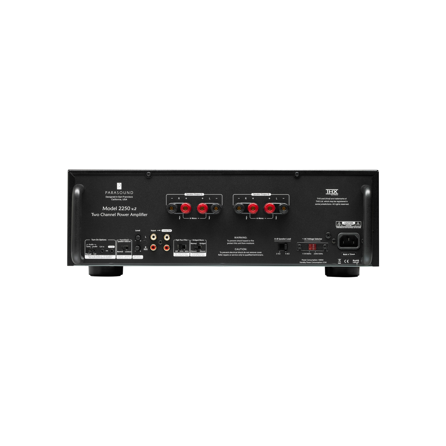 NC 2250v2 Stereo Power Amplifier