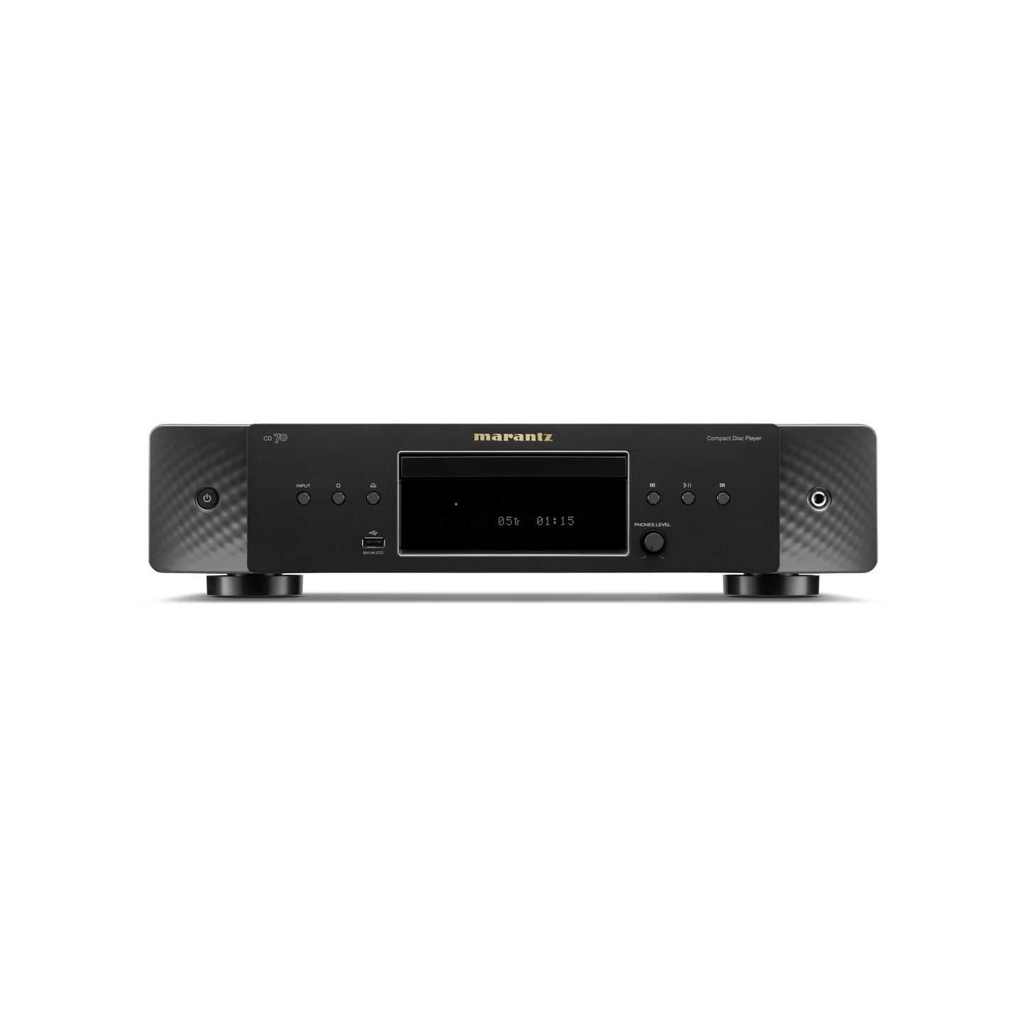 CD 70 CD Player with High-Performance DAC and USB Playback - Black