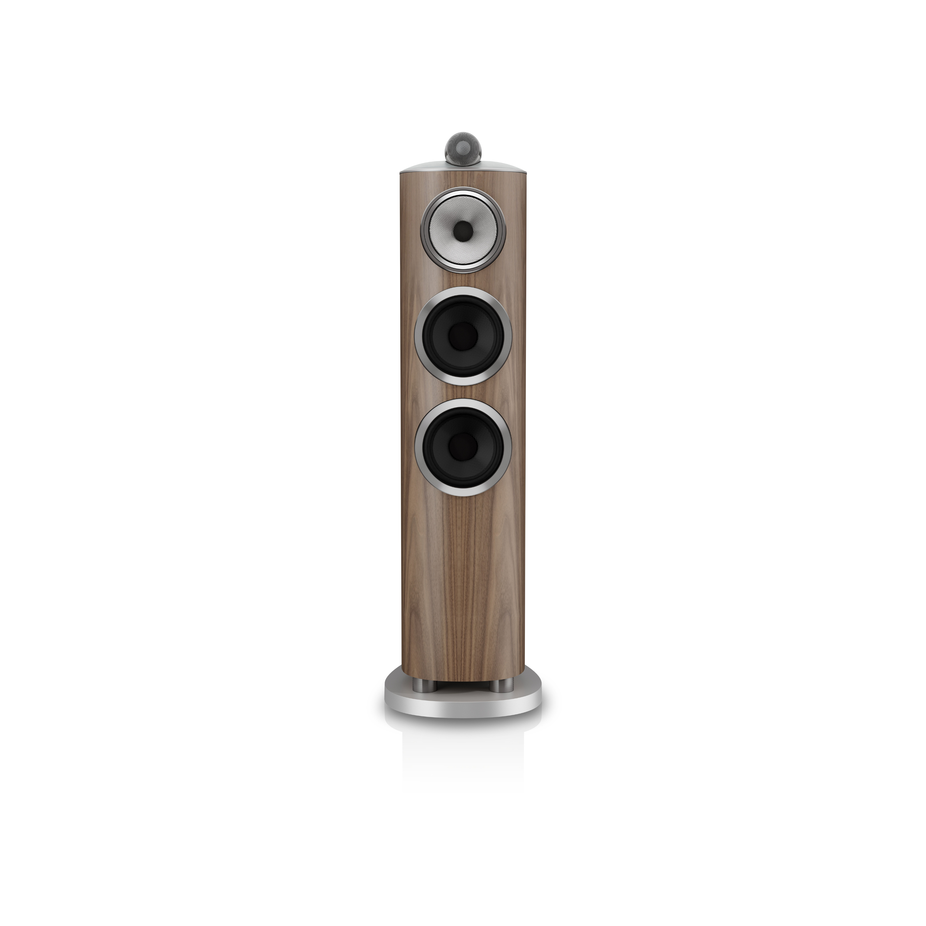804 D5 Floor-standing Speaker Pair - Light Walnut