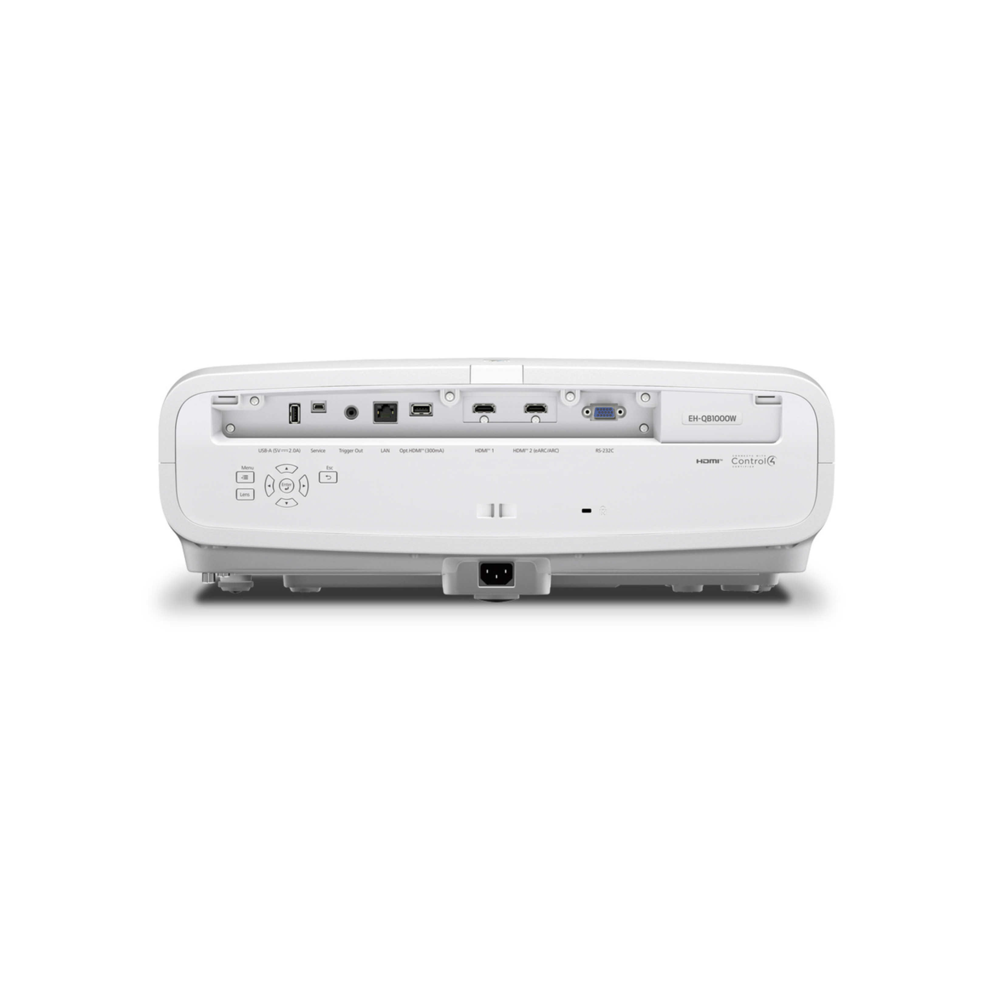 QB1000W 4K HDR 3,300 Lumen 3LCD Laser Projector - White