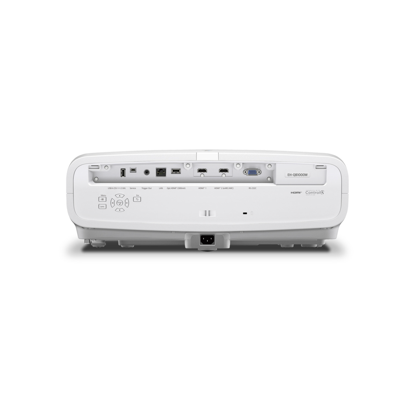 QB1000W 4K HDR 3,300 Lumen 3LCD Laser Projector - White