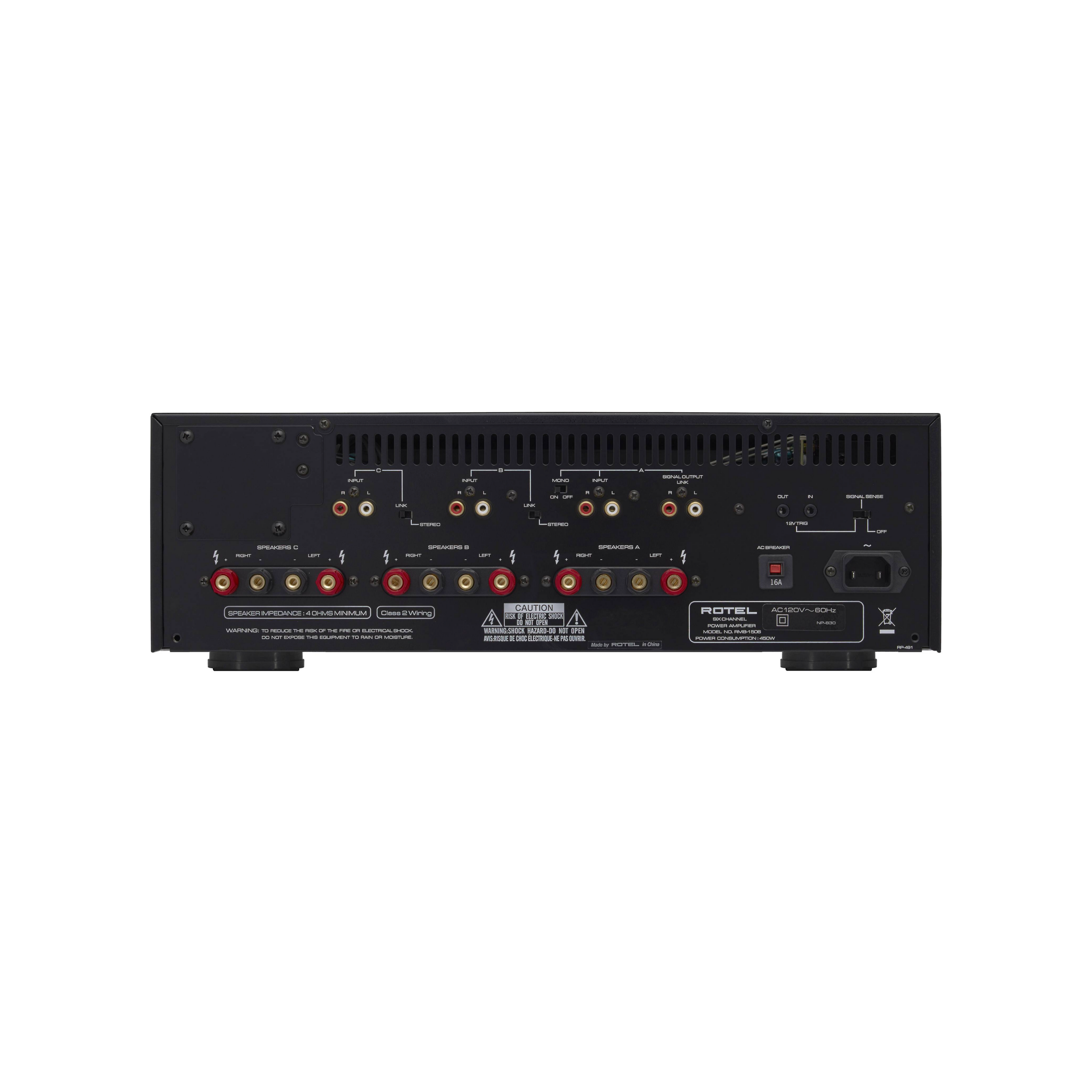 RMB-1506 6 Channel Power Amplifier