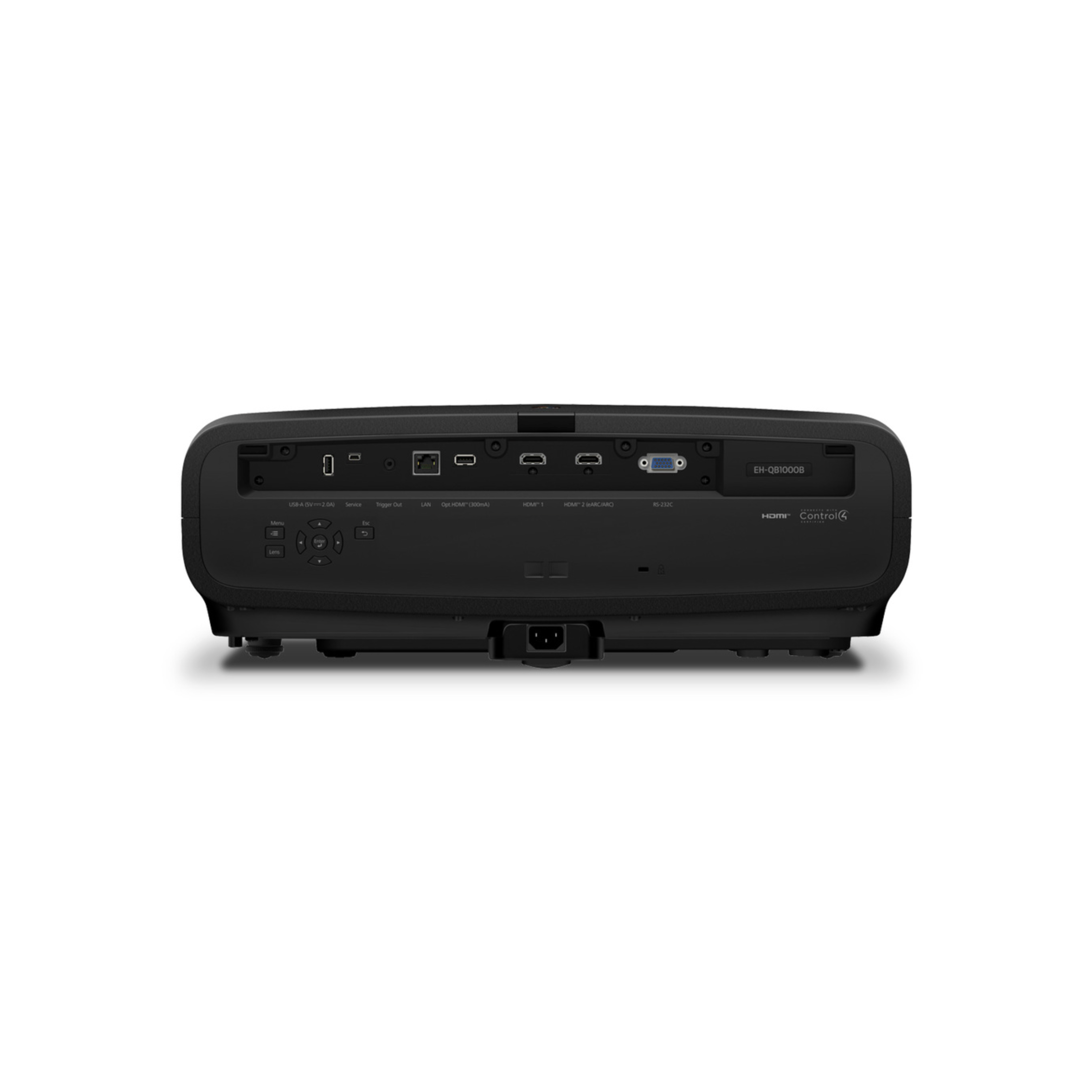 QB1000B 4K HDR 3,300 Lumen 3LCD Laser Projector - Black