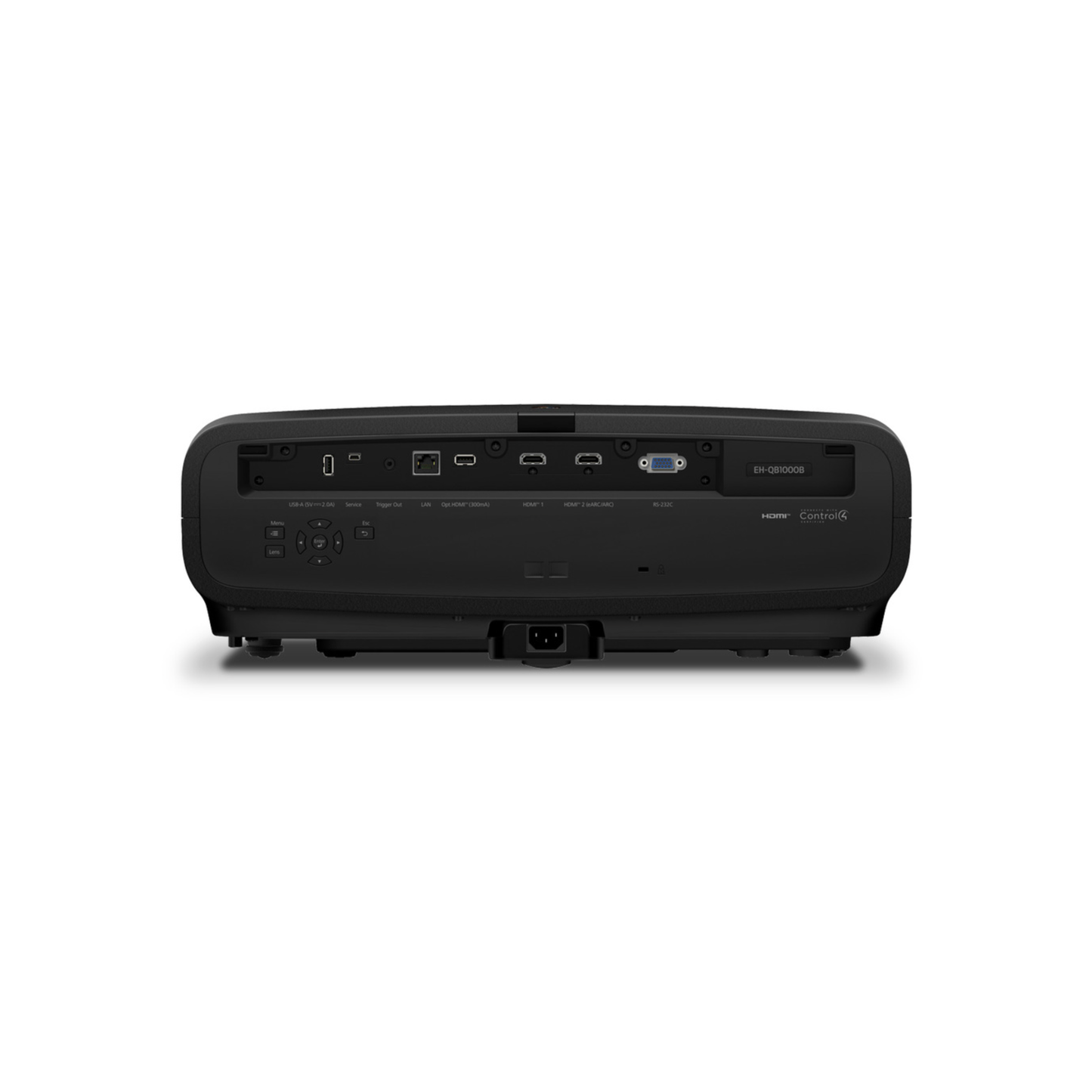 QB1000B 4K HDR 3,300 Lumen 3LCD Laser Projector - Black