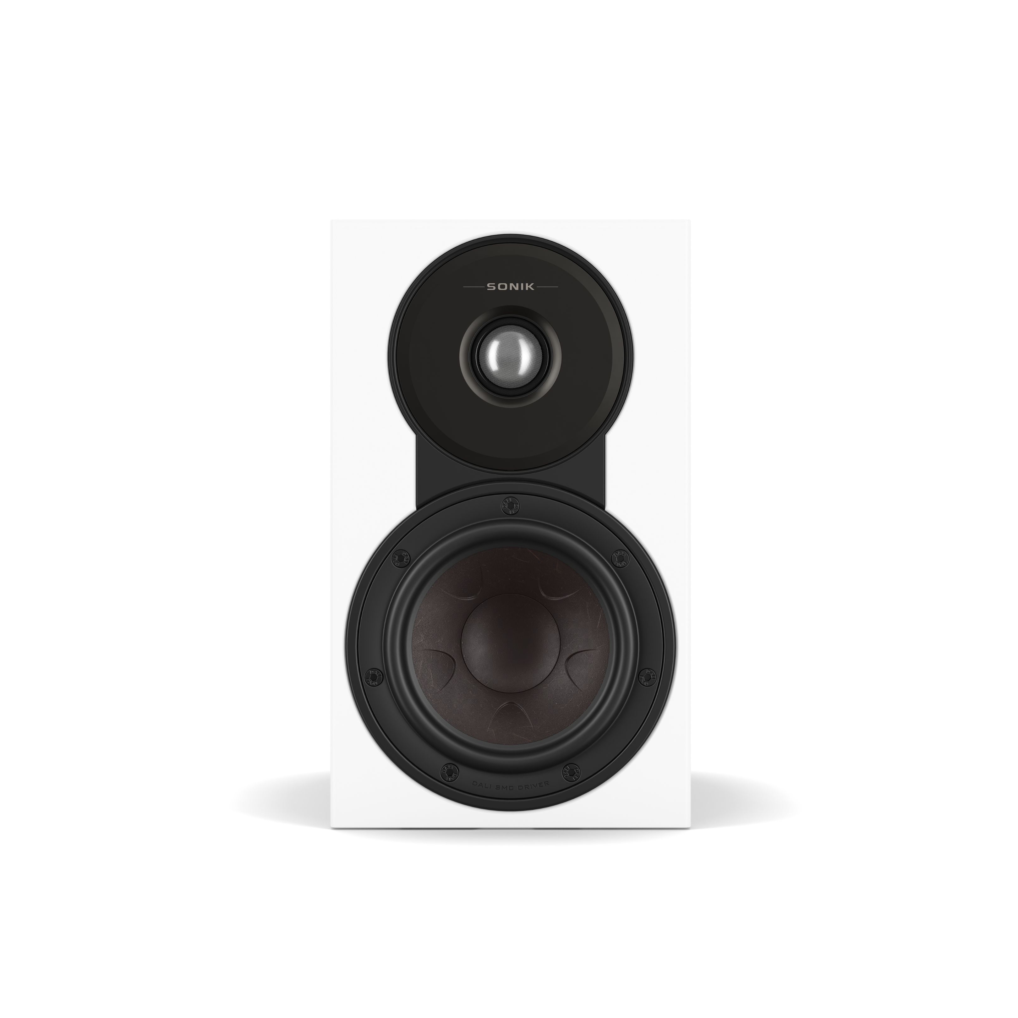 Sonik 1 Bookshelf Speaker Pair - White