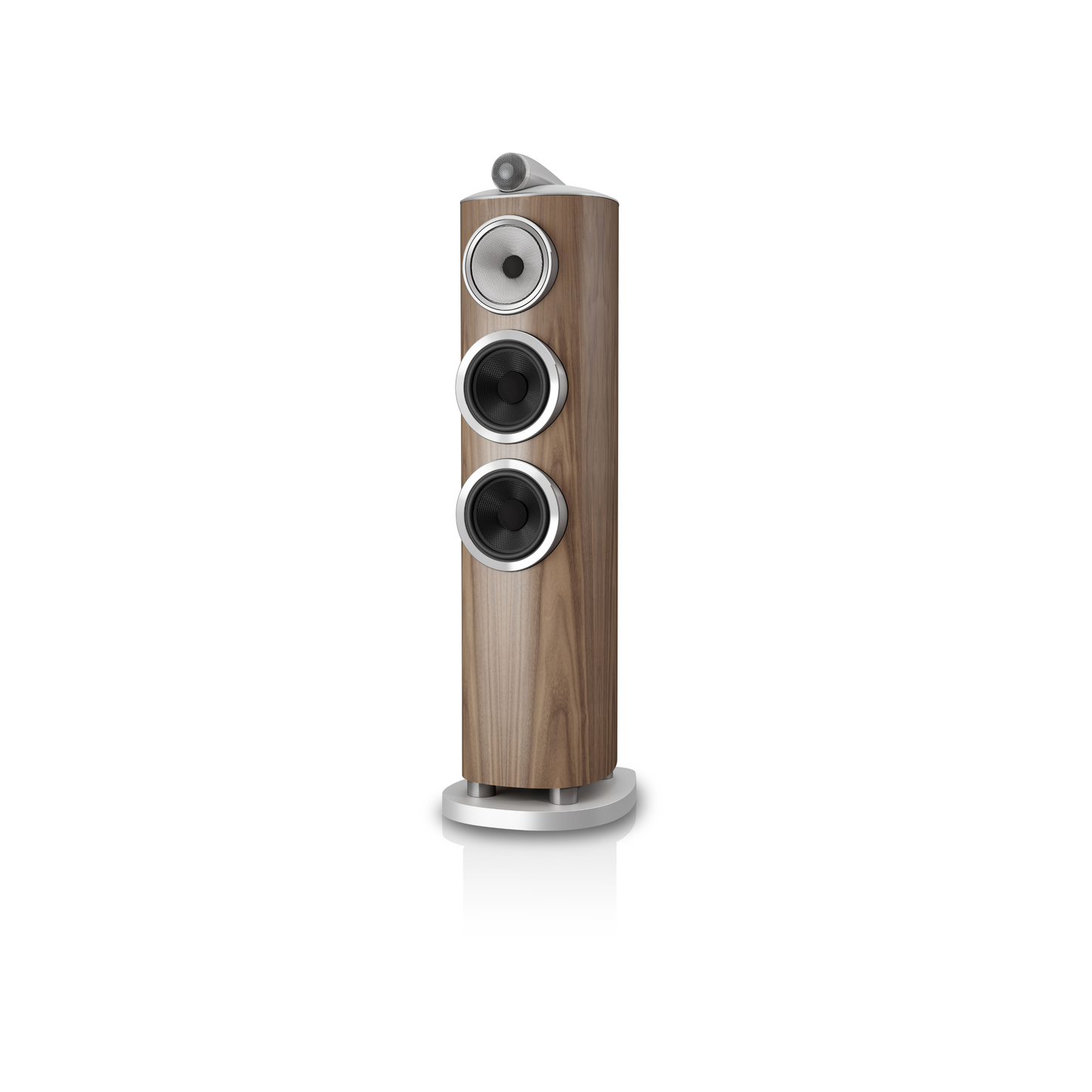 804 D5 Floor-standing Speaker Pair - Light Walnut
