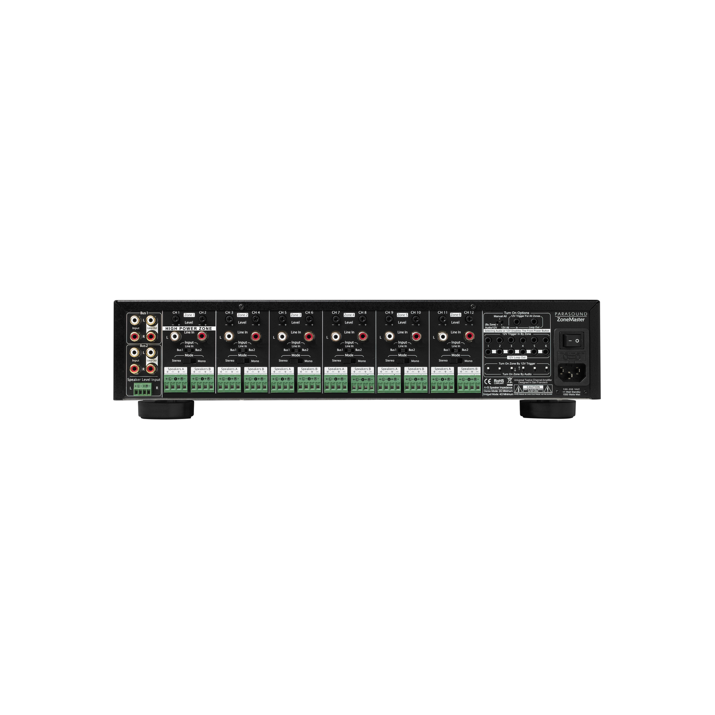 ZoneMaster® ZM12 12-Zone Channel Amplifier