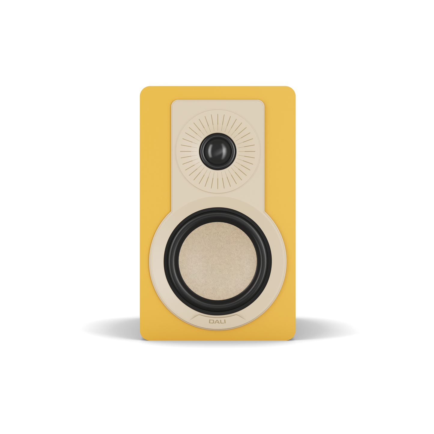Kupid Compact Bookshelf Speaker - Golden Yellow