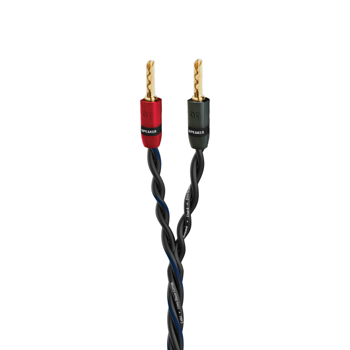 STAR 4 SPEAKER CABLE W/BANANAS (10 ft PAIR)
