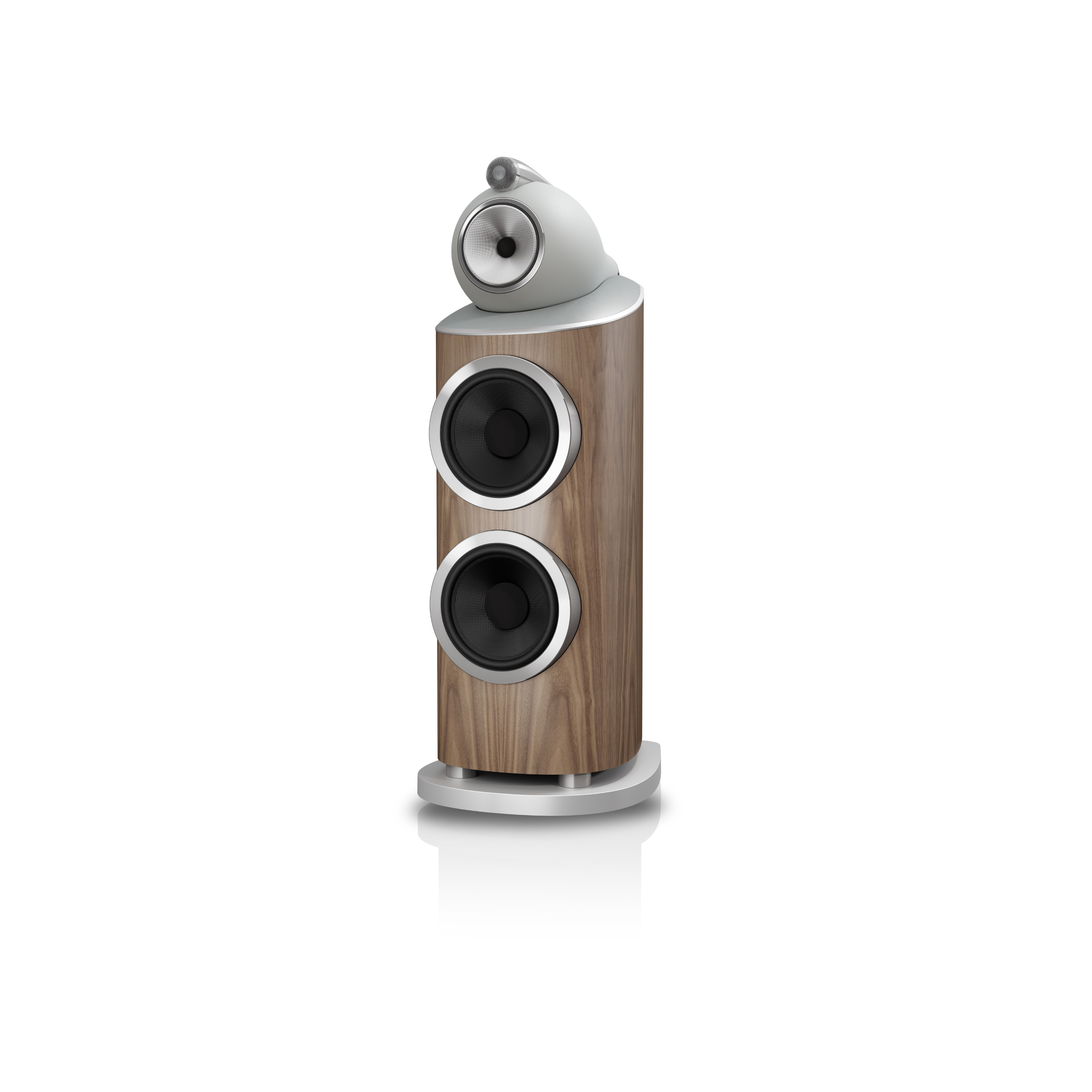 801 D5 Loudspeaker Pair - Light Walnut