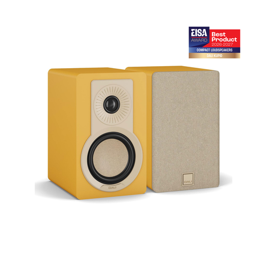 Kupid Compact Bookshelf Speaker - Golden Yellow