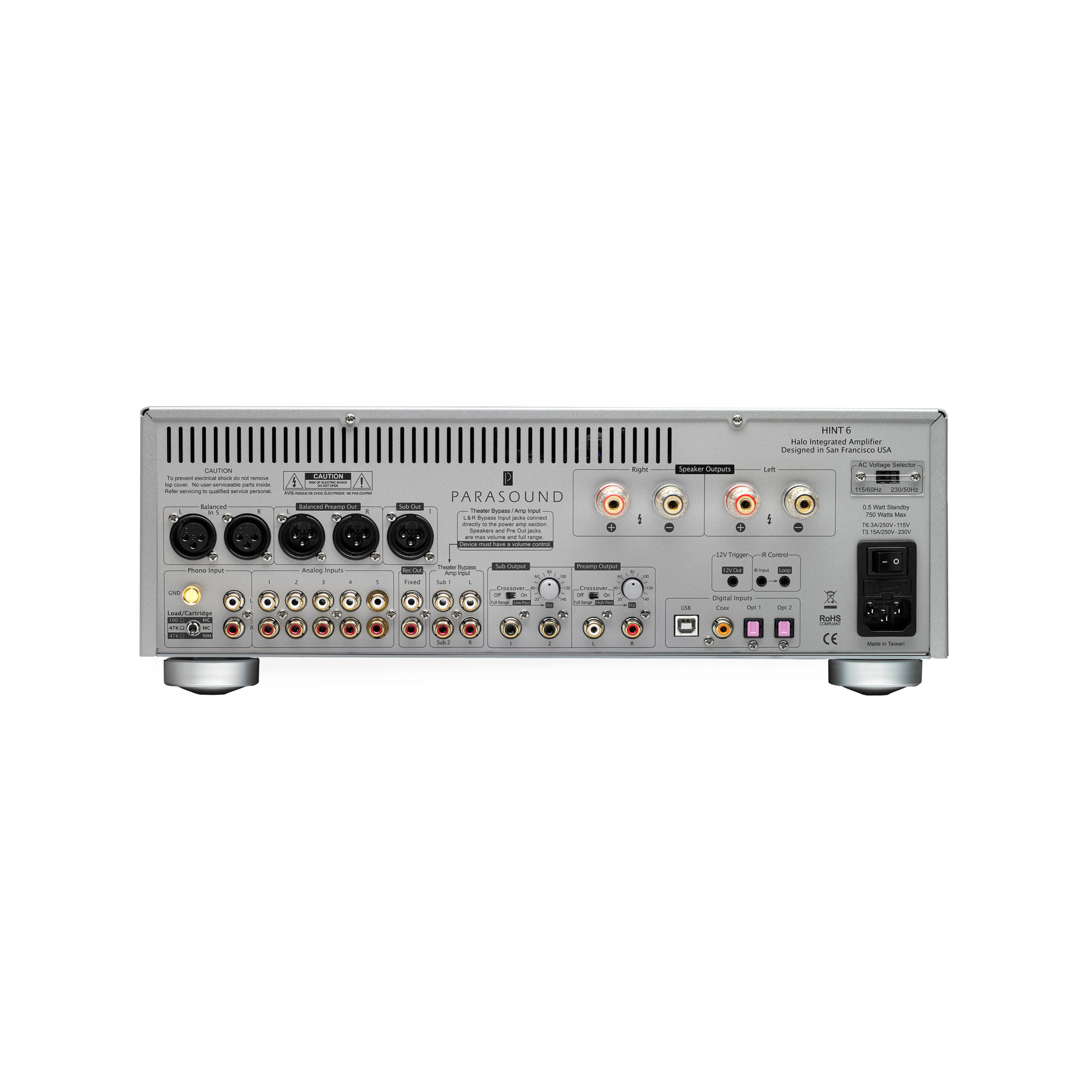 HALO Hint 6+ Integrated Amplifier - Silver