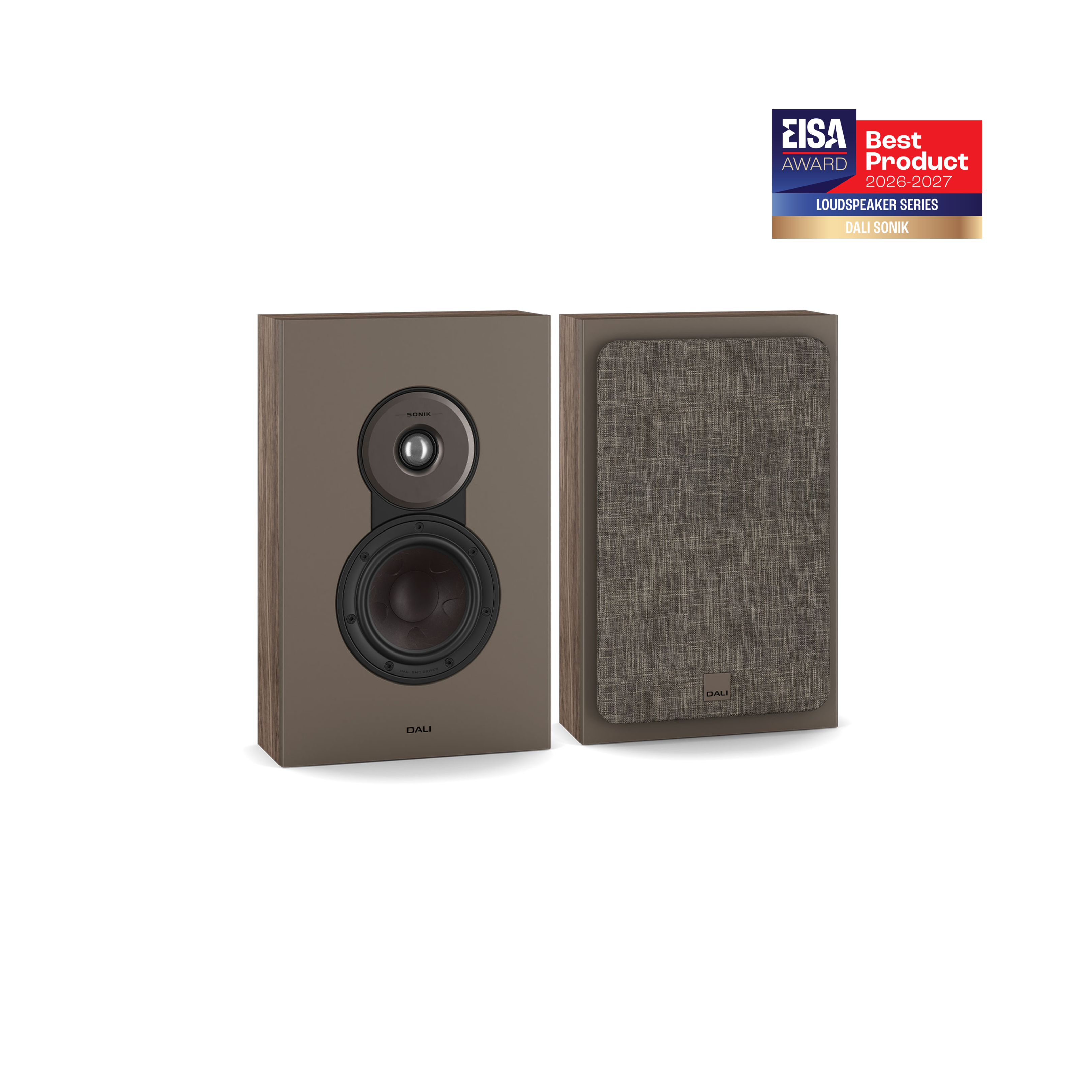 Sonik On-Wall Speaker Pair - Walnut