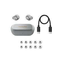 AZ100 True Wireless Earbuds with Magnetic Fluid Driver - Silver