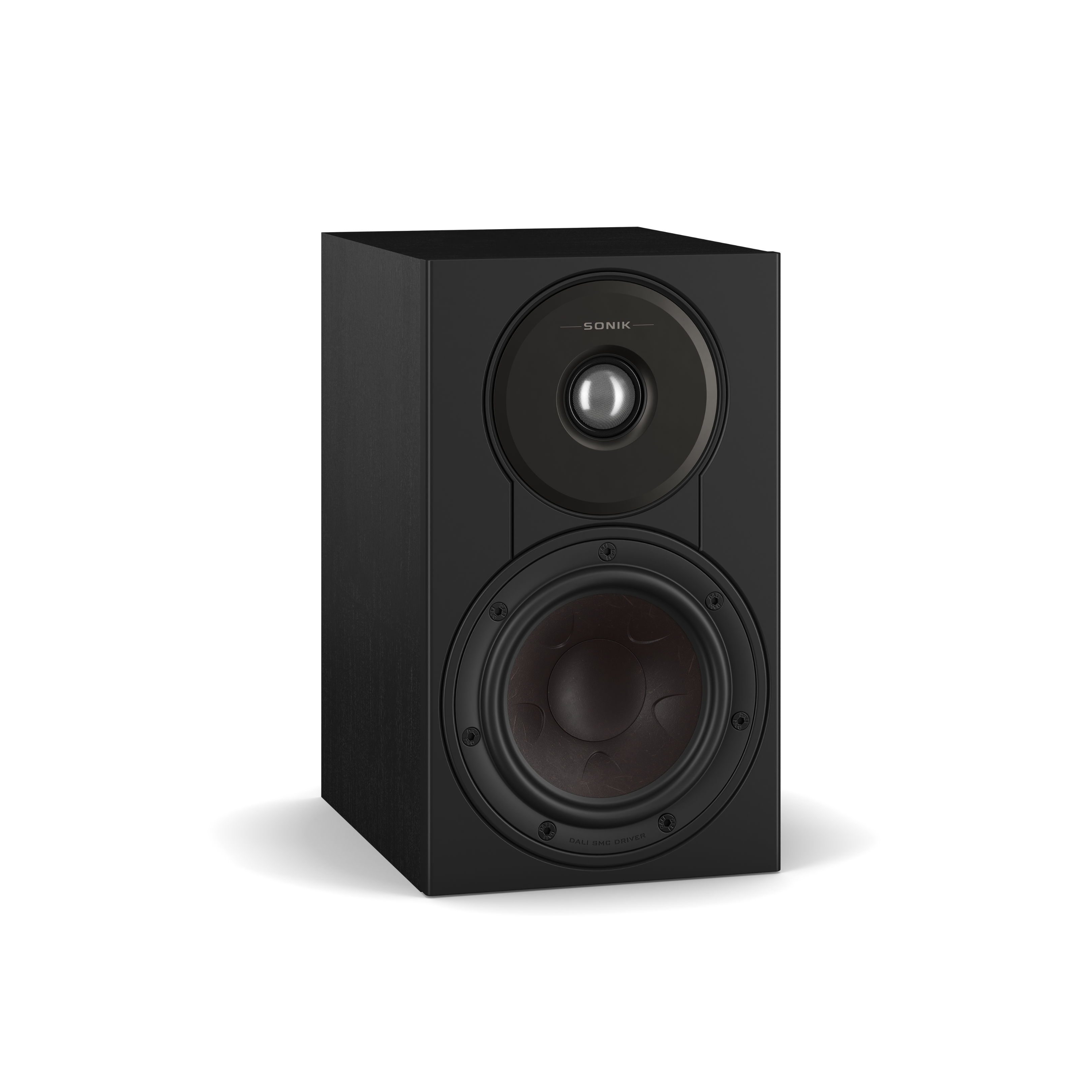 Sonik 1 Bookshelf Speaker Pair - Black Ash