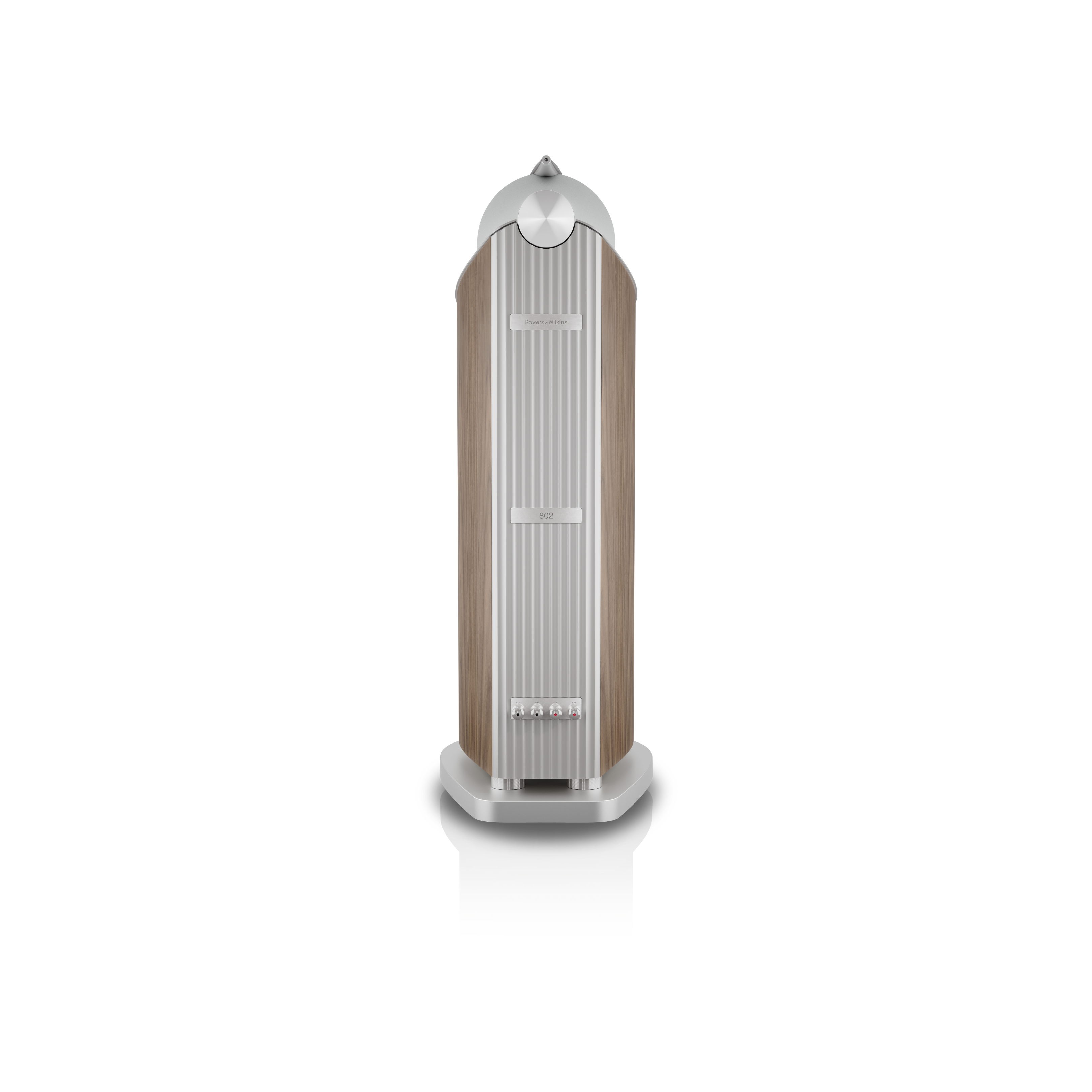 802 D5 Floor-standing Speaker Pair - Light Walnut