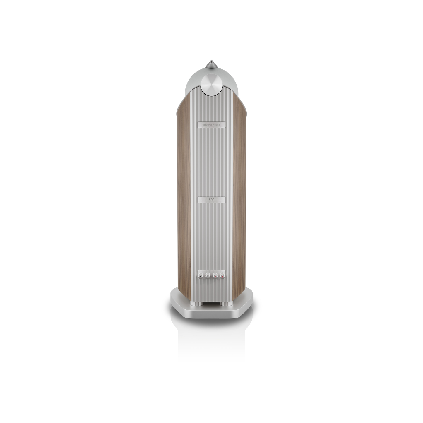 802 D5 Floor-standing Speaker Pair - Light Walnut